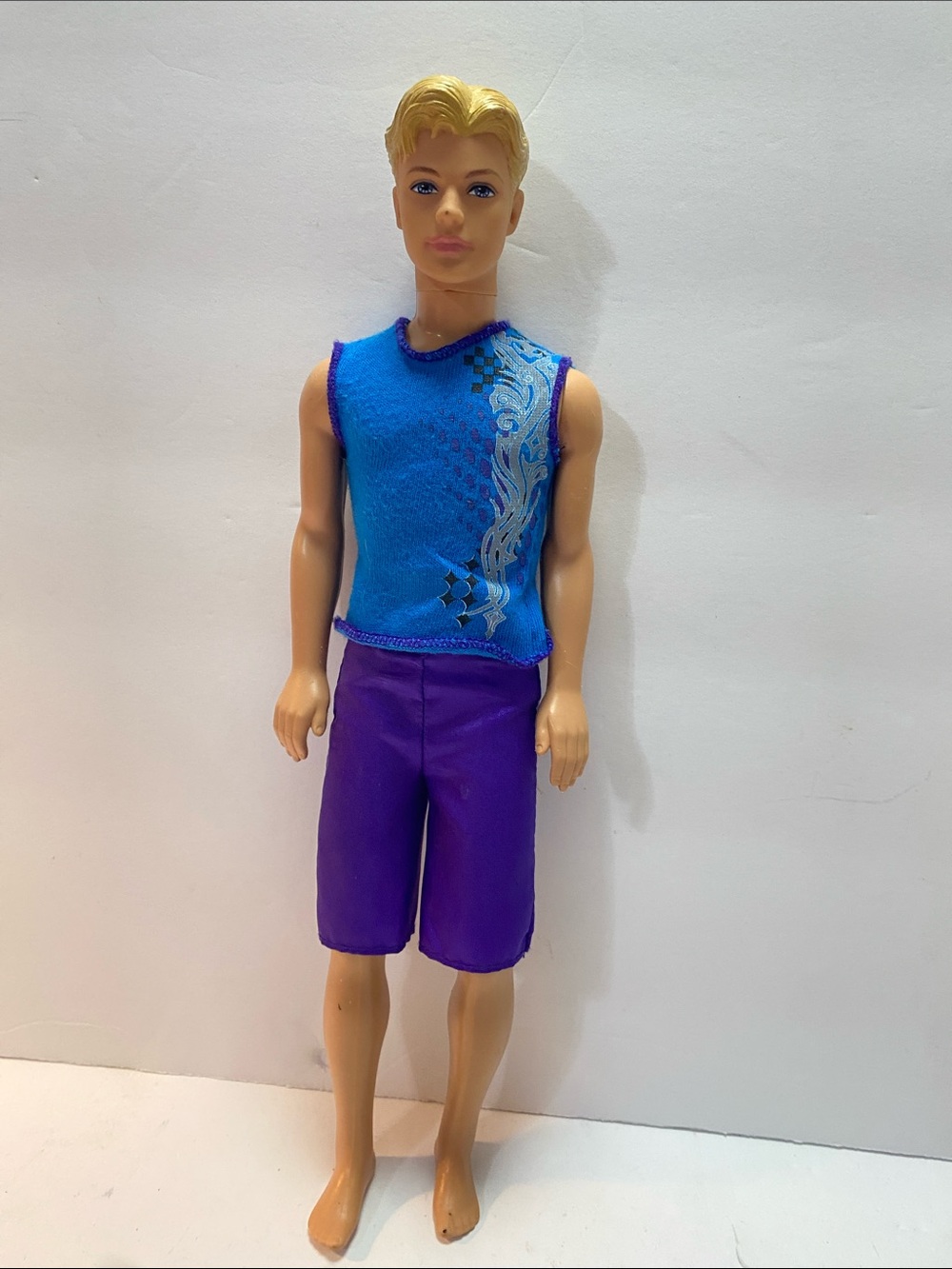 Ken Barbie Male Doll Blond Hair Blue Eyes Beach 1968/2007